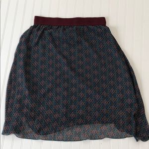 Lularoe XL Lola skirt , excellent condition